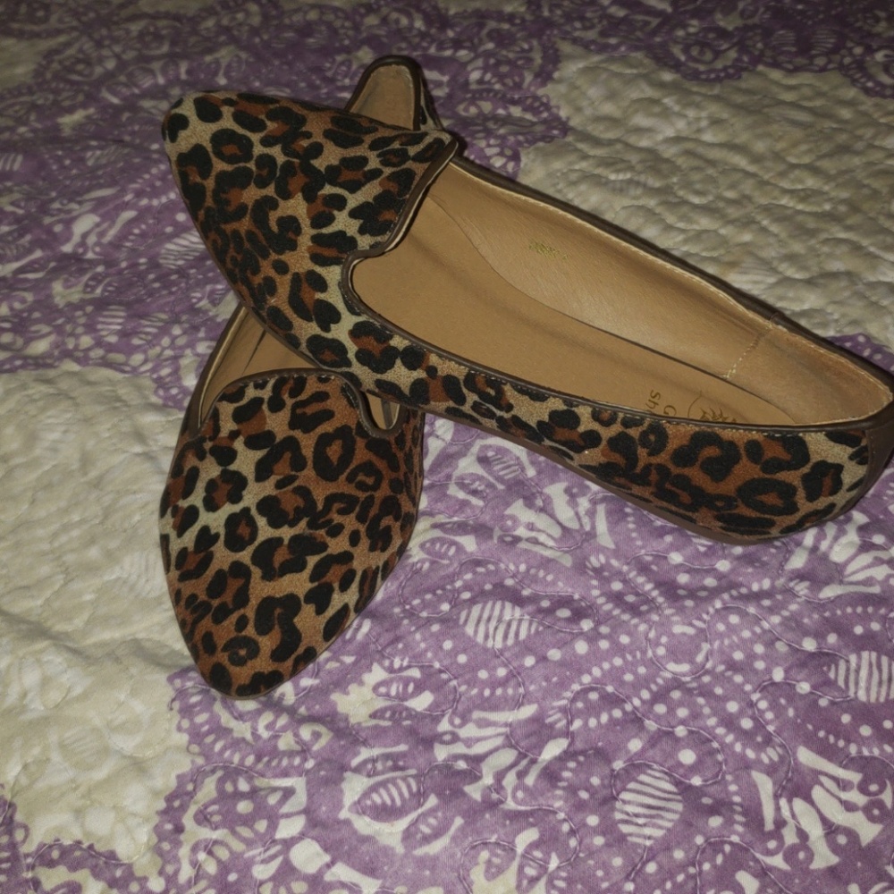 Leopard Print Flates